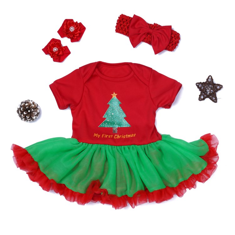 RebornPals™ Christmas Dress for Baby Dolls