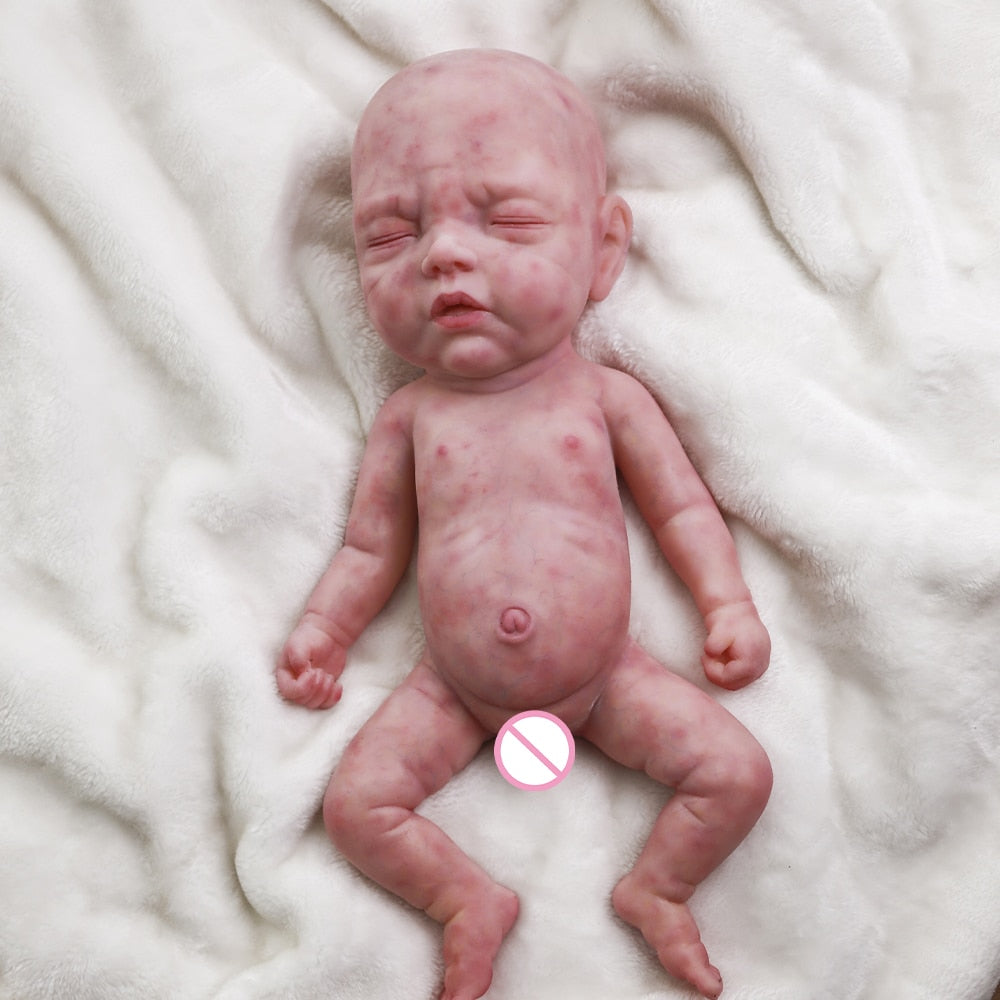 Finn - Squishy Platinum Full Body Silicone Reborn Baby Doll