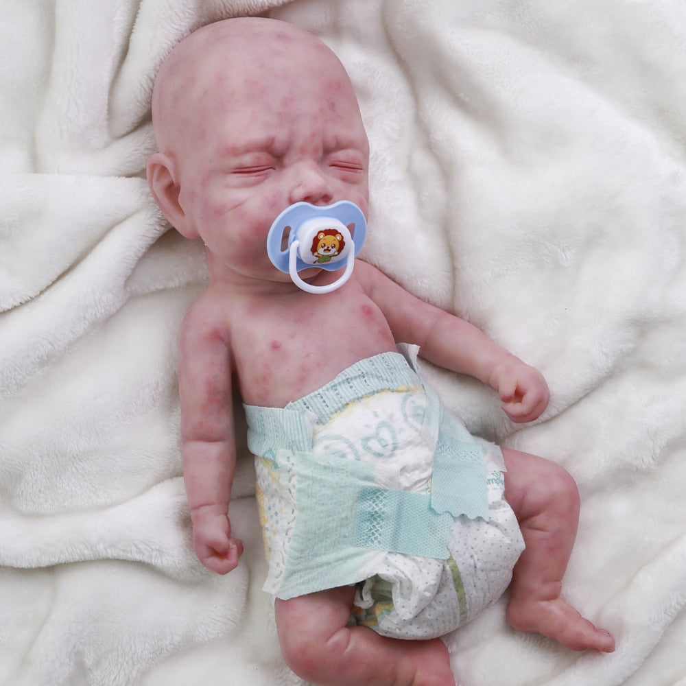 Finn - Squishy Platinum Full Body Silicone Reborn Baby Doll