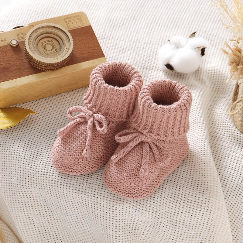 Cotton Knitted Infant Shoes