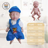 Finn - Squishy Platinum Full Body Silicone Reborn Baby Doll